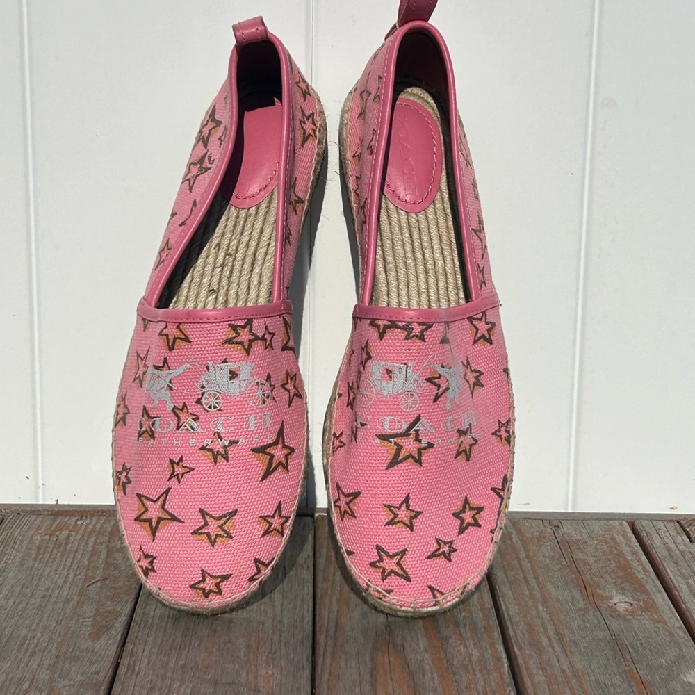 Coach Slip-On Espadrille Flats